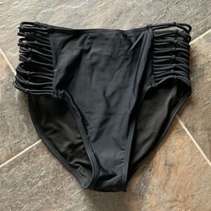 Ibiza High Waisted Black Bikini Bottoms!